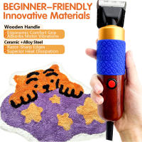 Cortadora de pelo Tufting pistola Eléctrica Tufting altobra Tijeras Fader profesional Mascota Perro Clipper 200W de Alta Potencia máquina de Corte de pelo - details 0