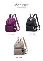 Nueva Moda Bolso De Hombro Doble Casual Para Mujer Bolsa De Escuela De Gran Capacidad Con Patrón Oscuro Material De Tela Oxford - details 9