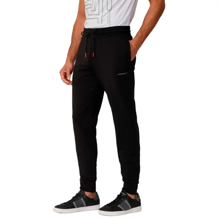 Ropa hombre Pantalones Hackett Pantalones Deportivos Essential Negro - 1