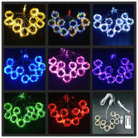 Luces LED Para Decoración Navideña Control Remoto USB 3/4/6M Guirnalda De Boda Luces De Tejado Luz De Bulbo Encantador Para Dormitorio - details 11