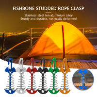 1/5Pcs Ganchos De Tenda Ajustables Con Resorte De Piso Para Acampar Palos De Suelo De Forma De Pescuezo Anclaje Para Tenda Y Awning Accesorios Para Deporte Al Aire Libre - details 4