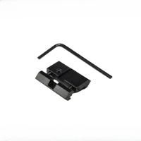 Adaptador De Tangente Táctica 11mm a 20mm Montura De Ranura Picatinny Base De Montaje En Snap in Color Negro Aluminio 6061 - details 2