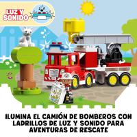 Lego duplo camión de bomberos con luz y sonido 10969 Lego - details 1