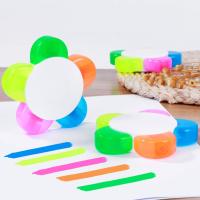 Resaltadores de pétalos con forma de Flor, rotuladores de agua 5 en 1 - Set de Colores surtidos, ideal para escuela y oficina. - details 1