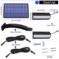 Lámpara Solar De Cadena De 3m Con Interruptor De Tirón Mejorada Para Exterior E Interior Adecuada Para Granero Balcón Y Ponedero Luz LED De Estilo Art Déco Protección IP65 Fuente De Alimentación Solar - details 5