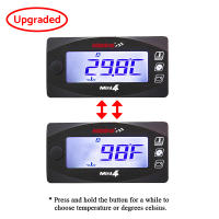 Medidor De Temperatura De Aceite Koso Universal Para Motocicleta Pantalla LCD Digital Dual Temp Volt Medidor De Temperatura Del Cilindro De 4 En 1 - details 2