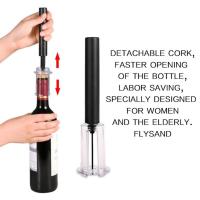Aguja De Abrazadera Para Botella De Vino Con Bombín Herramienta De Apertura De Botellas De Cava Fácil Y Rápida Para Cocina Y Hogar - details 0