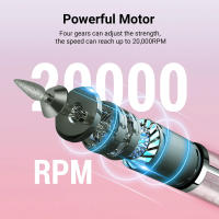 YIKOOLIN Máquina De Archivar Uñas Eléctrica Profesional 20000RPM Para Uñas De Acrílico Y Gel Herramienta De Manicura Y Pedicura Conjunto De Manicura - details 15