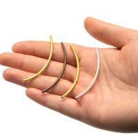 100pcs Lotes De Bolas De Espaciador Curvas Para Pulseras Y Collares DIY Accesorios De Joyería De Cobre Metálico Forma Redonda - details 5