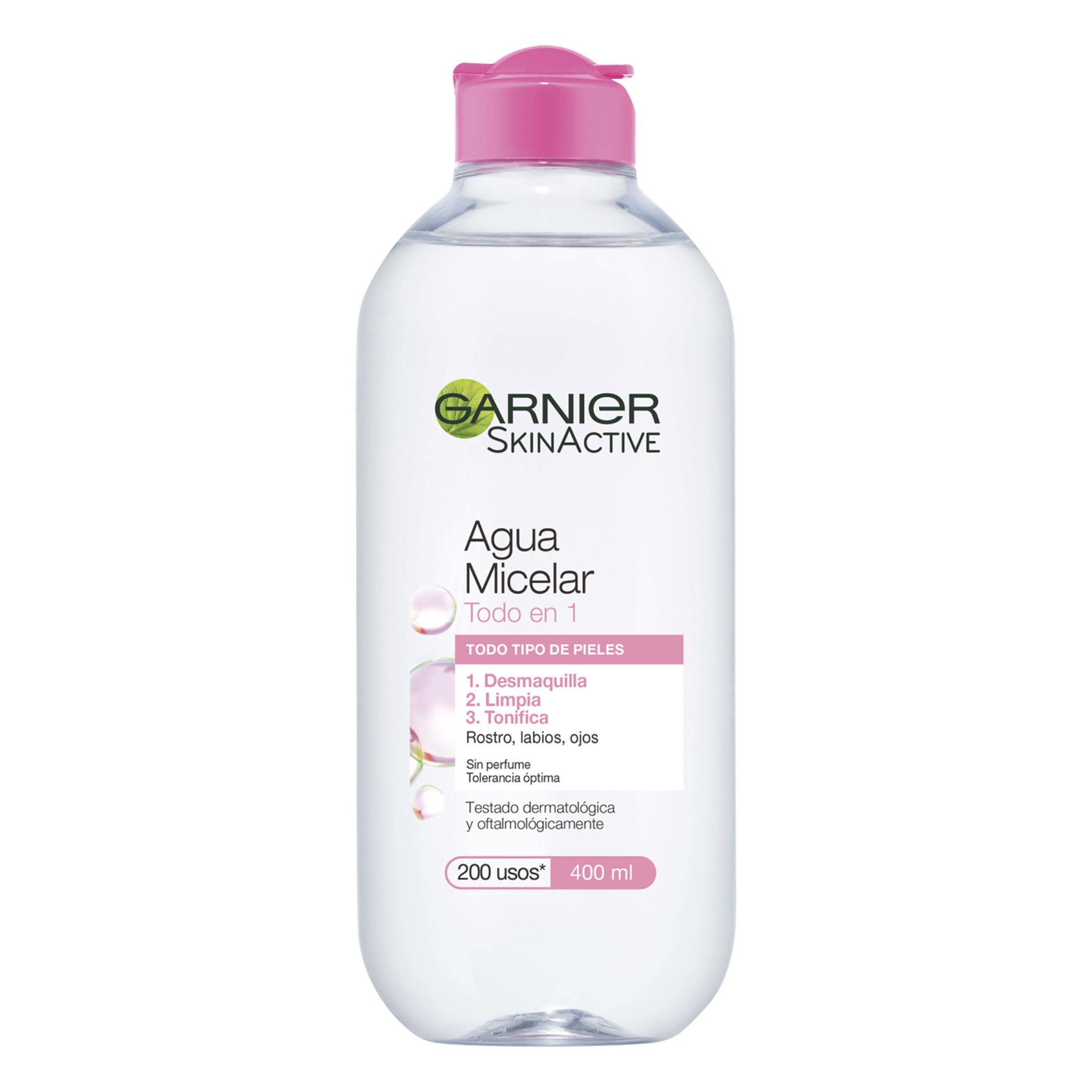 GARNIER | Skin Active Agua Micelar Clásica para pieles normales todo en uno