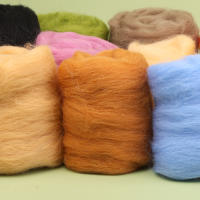 Kit De Felteado KRABALL Con 24 Colores De Lana Herramienta De Felteado Y Suela De Esponja Para Principiantes DIY Artesanía - details 4