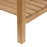 Mesa de Plantación Mesa de jardinero con bañera de Madera de Abetado H112cm para jardinería y el Servicio de Plantas, estable y resistente a la intemperie - details 2