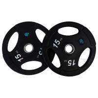 Fitness Tech Discos de Goma 3 asas 50mm Profesionales Peso libre - details 1