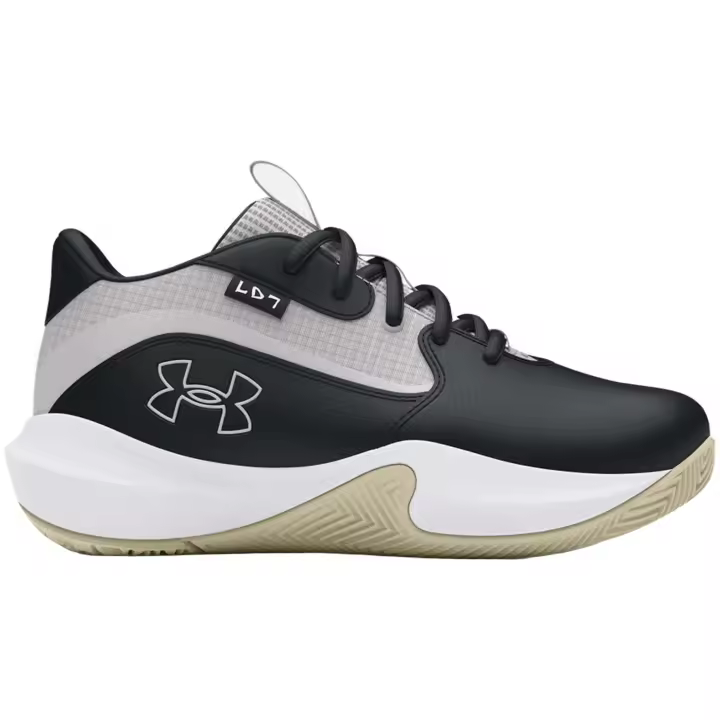 Calzado Baloncesto marca Under Armour modelo 3028514-002 para kids en color negro - 1