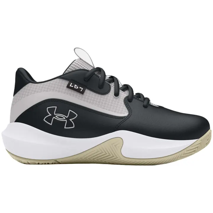 Calzado Baloncesto marca Under Armour modelo 3028514-002 para kids en color negro - 1