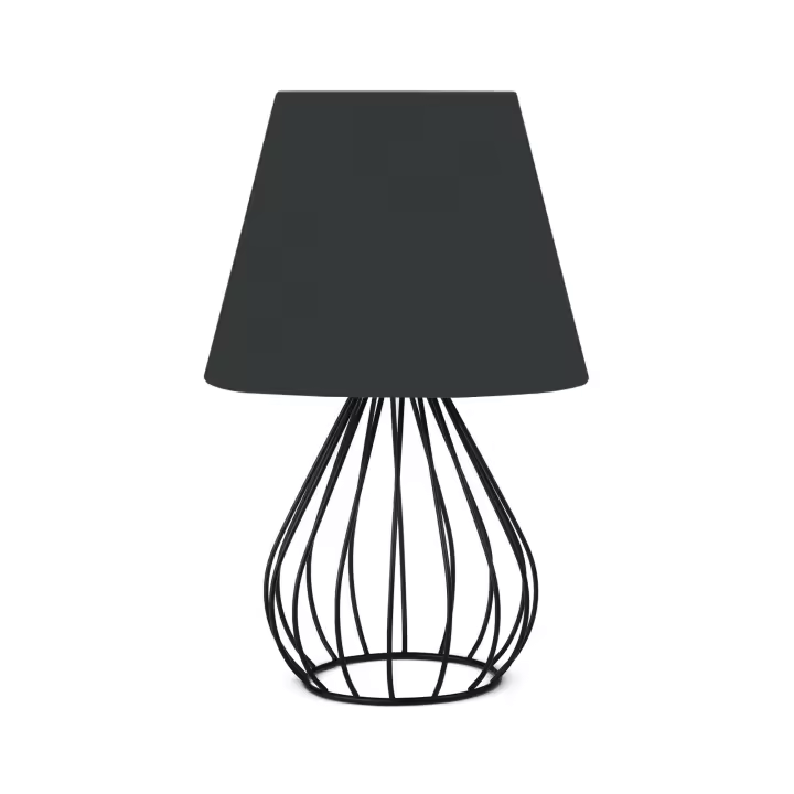 Lámpara de noche 36 cm. antracita, tipo E27 Max 60 W WELLHOME - 1