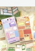 Etiquetas Decorativas Tri-fold Encuentros Serie De Tiempo Horario Simple Etiquetas De Pizarra Lindo Suministros De Estación Tamaño A5 - details 0