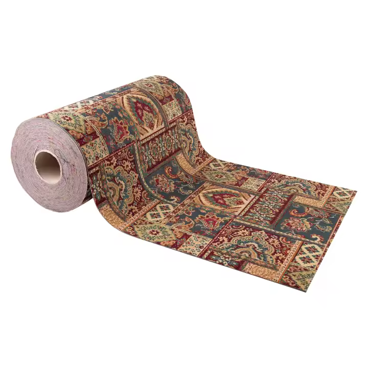 Cofan Rollo de Alfombra Vinílica con Diseño de Estampado Oriente · Impermeable, Antimanchas y Resistente · Medidas del rollo: 50 cm x 15 m - 1