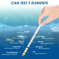 Kit De Prueba Para Acuario 100 Pcs 9-en-1 Con Tubos De Prueba Monitor De Calidad Del Agua Para Tanque De Peces Cajas De Prueba De pH Rápida Y Precisa - details 2