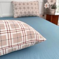 2PCS Fundas Para Almohadas Cómodas Y Suaves Para El Dormitorio No Incluye Insert Material De Poliéster 100% Sin Impresión - details 4