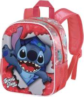 Mochila 3D Pequeña Thing Stitch Disney Color Rosa. Tamaño 31x26x11cm. KARACTERMANIA - details 0
