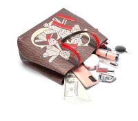 Bolso De Hombro Para Mujer Con Gran Capacidad Y Patrón Animal Bolso Multifuncional De Moda Clásica Bolsa De Compras Con Cierre De Cremallera Y Hebilla - details 7