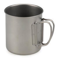 Lixada Juego De Cocina Ultraligero De Titanio 300ml/350ml/420ml/550ml/650ml/750ml Con Cuchara Plegable Para Camping Incluye Vaso Y Comedor - details 35
