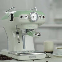 Cafetera Espresso Vintage Ariete con Diseño Retro y Botones de Acero Inoxidable - details 1