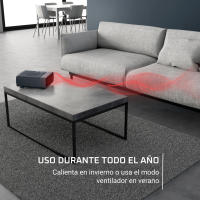Rowenta Silence Comfort, calefactor compacto, modo Eco, temperatura y potencia ajustables, calefactor con ventilador, SO5115F0 - details 1