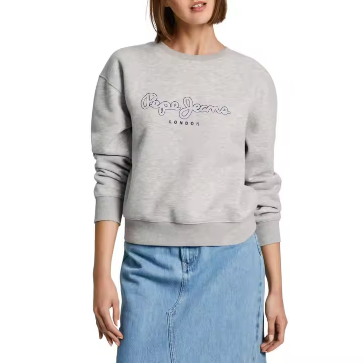 Pepe Jeans Frida 933MARL GREY Sudadera Mujer Manga Larga Gris - 1