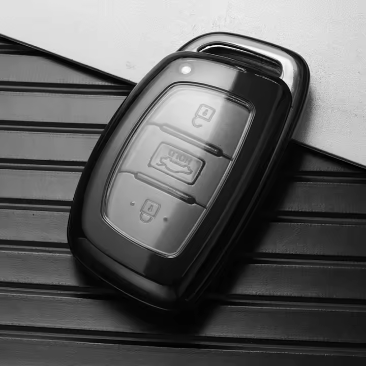 Funda De Llave De Coche TPU Para Hyundai Tucson Sonata Fe Creta Ix25 Ix35 Ix45 I10 I20 I30 I40 Verna Solaris Mistra Elantra Accent - 1