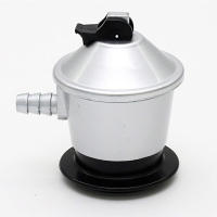 CM Kit Regulador Gas Butano con Valvula de Seguridad - Modelo Universal - Color Plata y Negro - Alta Durabilidad - details 1