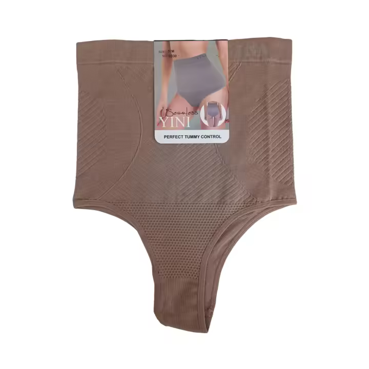 YUNI,  braga faja de brasileña para mujer ,braga cintura alta, ropa interior moldeadora.  E330 - 1