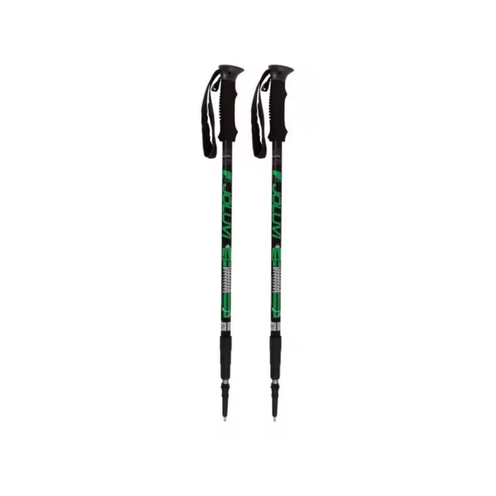 Bastón Trekking JOLUVI Pequeño Duraluminio Softplast Antichoque Roseta Trekking/Nieve - 1
