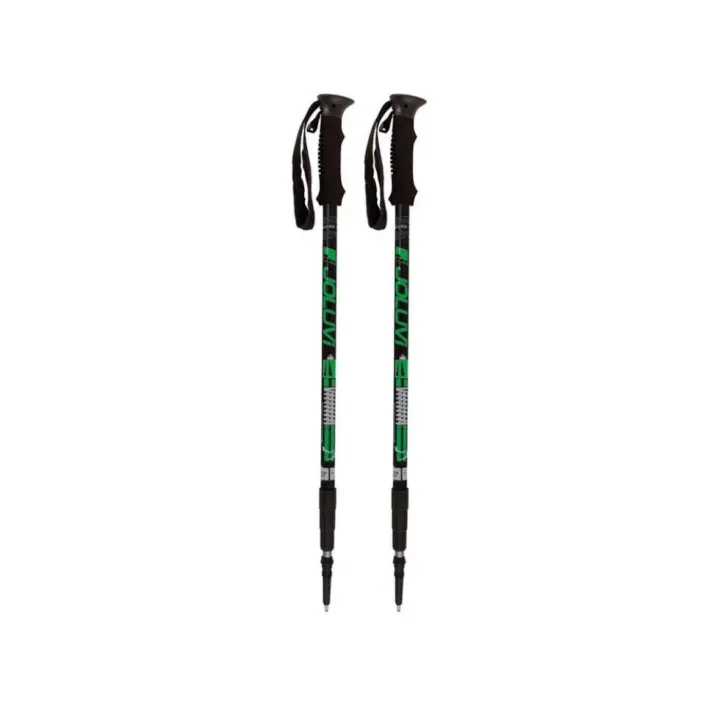 Bastón Trekking JOLUVI Pequeño Duraluminio Softplast Antichoque Roseta Trekking/Nieve - 1