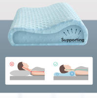 Almohada De Espuma De Memoria Para Dormir Ajustable Para Dormir De Lado Alivio De Dolor En El Cuello Y Los Hombros Almohada Contorneada Ortopédica - details 4