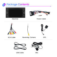 Radio De Coche Android 13 Para Ford Focus 2 S-MAX C-MAX Kuga Fiesta Fusion 2004-2007 Navegación GPS Reproductor Multimedia Con Carplay Inalámbrico ROM 32G RAM 2G Pantalla Táctil 7'' - details 13