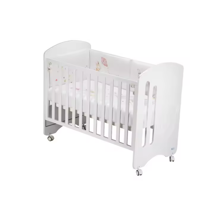 Pack completo: cuna Lovely Premium Interbaby, colchón y textil 2 piezas (protector y funda nórdica) - 1