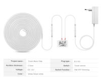 Fita LED Neón Para Baño Con Interruptor Iluminado Luz De Espejo Táctil Dimmer 12V Lámpara Impermeable De LED Para Decoración De Habitación - details 1