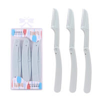Karsyngirl 3pcs Afeitadora De Cejas Plegable Cepillo Para Rostro Herramientas De Maquillaje Para Mujeres Corta Cabello Y Cejas - details 1