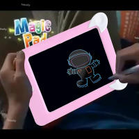Tablet De Dibujo Magicpad Para Niños Tablero De Espejo LED Para Dibujar Y Escribir Juguete Educativo De Plástico Sin Batería Apto Para Edades 3-12 - details 4