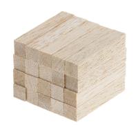Tres Tamaños De Madera Natural Para Modelismo Y Manualidades Palos De Madera Cuadrados Para Hobby Y Crafts - details 1