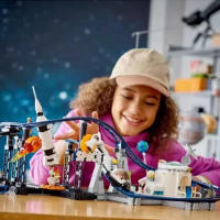 Bloques Educativos Creativos 3-en-1 Coaster Espacial Nave Espacial Juguete De Construcción Para Niños Regalos Para Niños - details 1