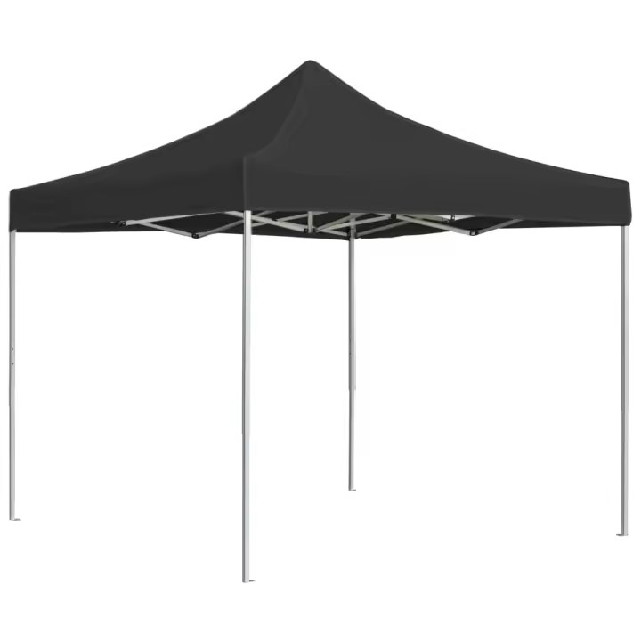 vidaXL Carpa plegable profesional de aluminio gris antracita 2x2 m - 1