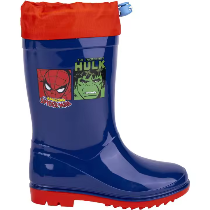 CERDÁ LIFE'S LITTLE MOMENTS - Botas Lluvia Infantiles PVC MARVEL BLUE - Botas Lluvia Diseño Único y Licencia Oficial - Botas Lluvia Protección Impermeable y Duradera Con Confort Superior con Diseño Versátil y Atractivo - Botas Lluvia para Niños y Niñas - 1