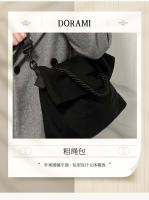 Bolso De Hombro Cruzado Para Mujer Gran Capacidad Con Cuerda Gruesa Bolso De Mano Versátil Para Moda Y Transporte Diario - details 0
