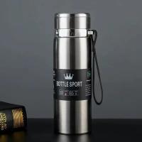 Botella Termo De Acero Inoxidable 1L Para Agua Té Café Mantener Frío Y Caliente Termos Aislante Para Adultos Lavable En Lavavajillas - details 8