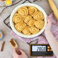 Báscula De Cocina Inalámbrica Con Pantalla Remota De Acero Inoxidable Escala Digital Magnética Para Preparación De Comidas 15KG - details 2