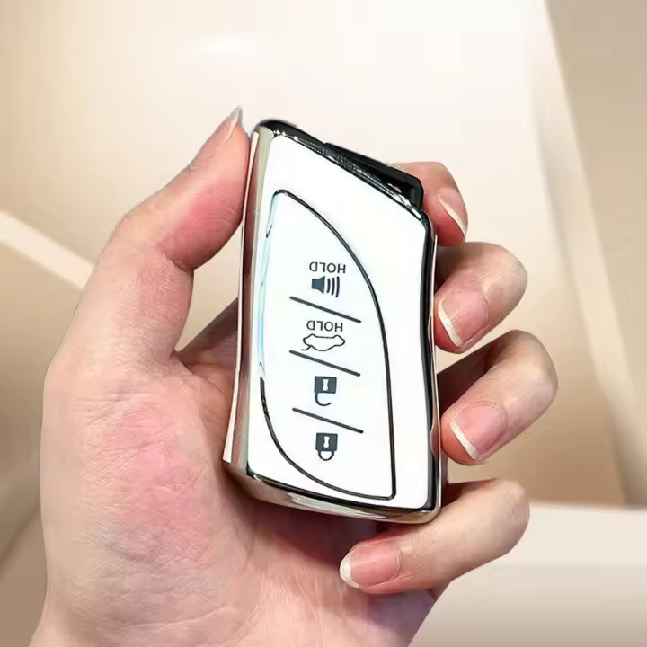 Funda De Llave De Coche TPU Plegable Con 4 Botones Para Lexus ES250 ES300h ES350 GX550 LC500 LC500h LS500 LS500h LX600 NX250 NX350 - 1