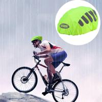 Cubierta Impermeable Reflector Para Bicicleta Montura De Velo Cubierta De Polvo Para Casco De Ciclismo MTB Y Carretera - details 3